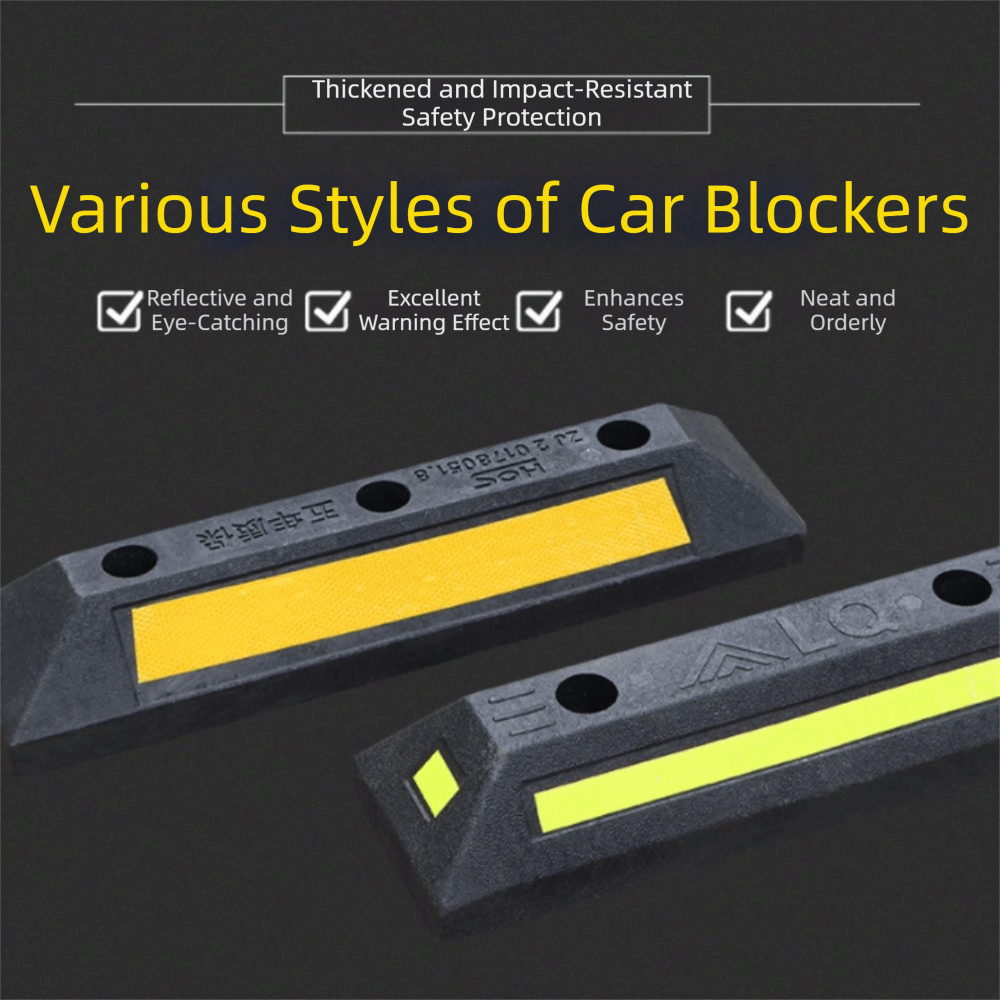 Garage Creeper Roller - Gadgets Heavy Duty Parking Stopper Rubber