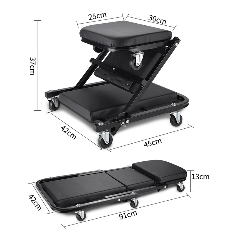 36-inch Folding Car Repair Bed - Garage Creeper Roller ulasan dan harga