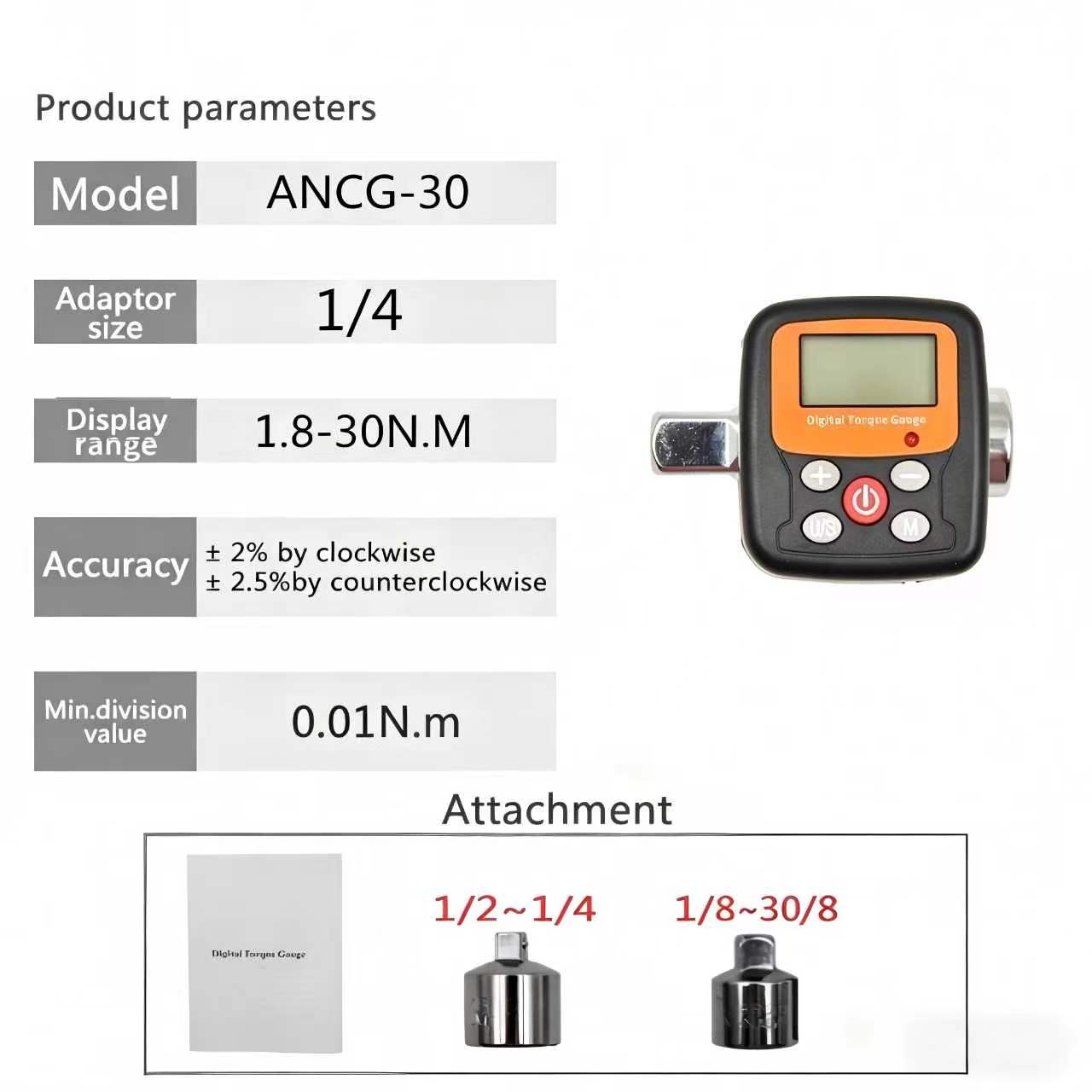 1/4'' 3/8'' 1/2 Company Direct - Torque Wrench Digital ulasan dan harga