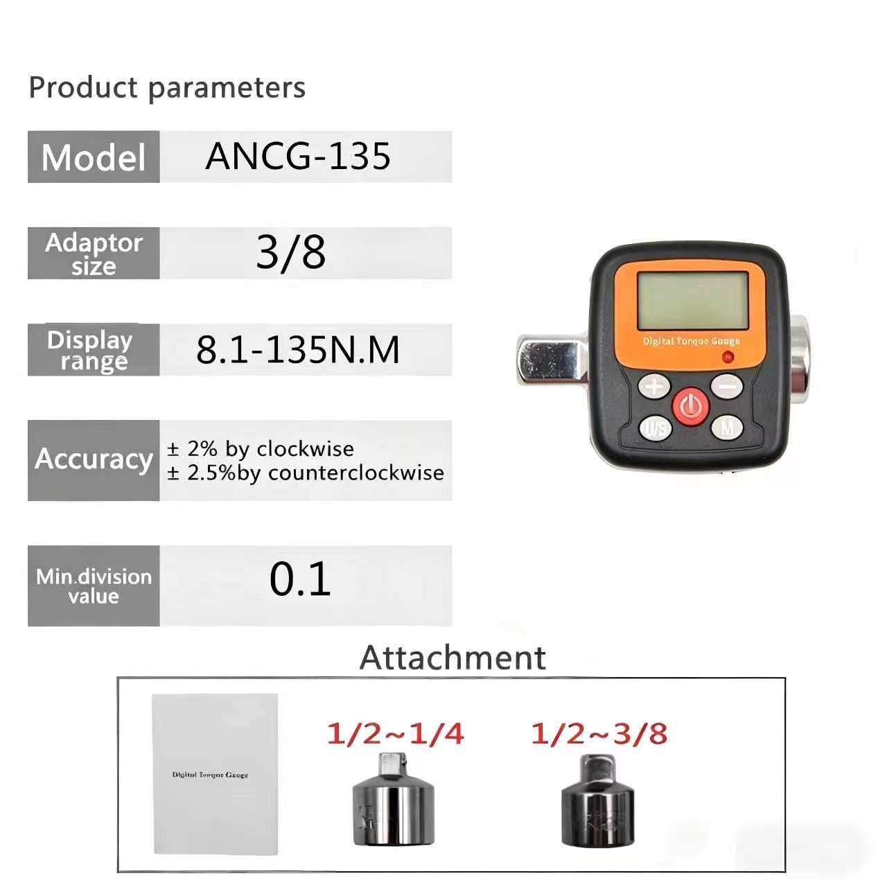 1/4'' 3/8'' 1/2 Company Direct - Torque Wrench Digital ulasan dan harga