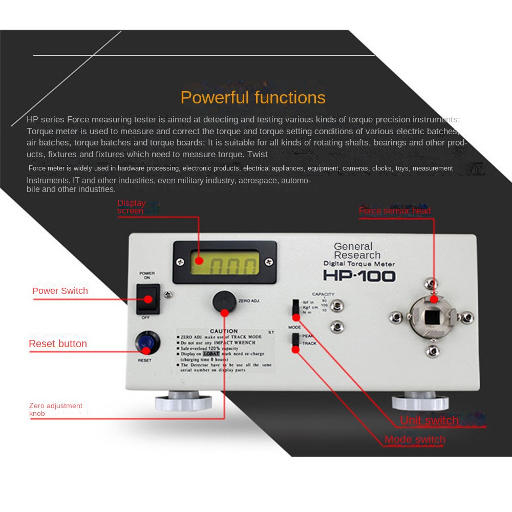 HP-10/ HP-20/ HP-50/ HP-100 Di - Torque Wrench Digital ulasan dan harga