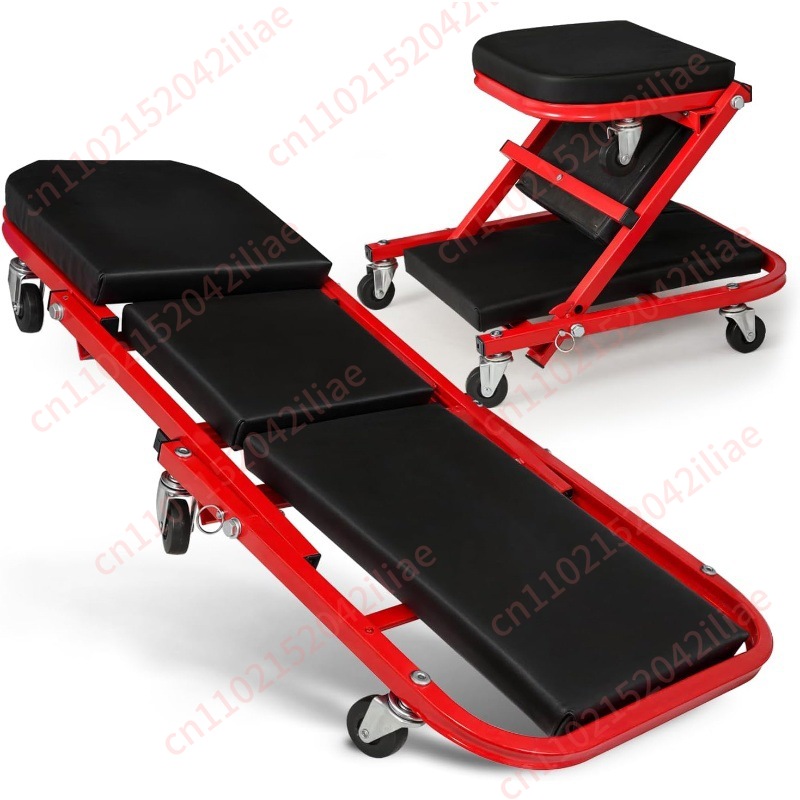 36-inch Folding Car Repair Bed - Garage Creeper Roller ulasan dan harga