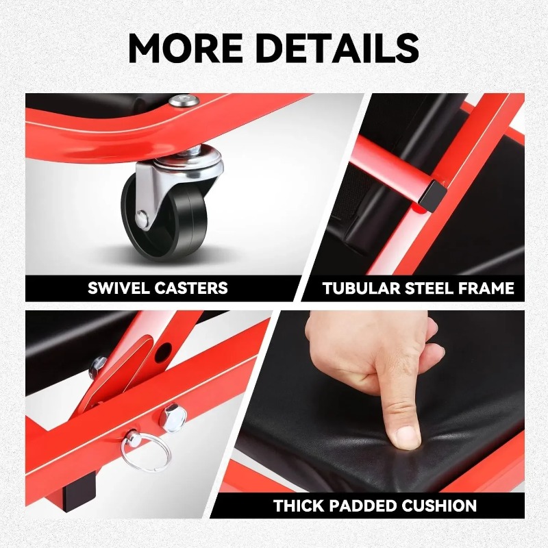 Foldable Z Creeper 2in1 Rollin - Garage Creeper Roller ulasan dan harga