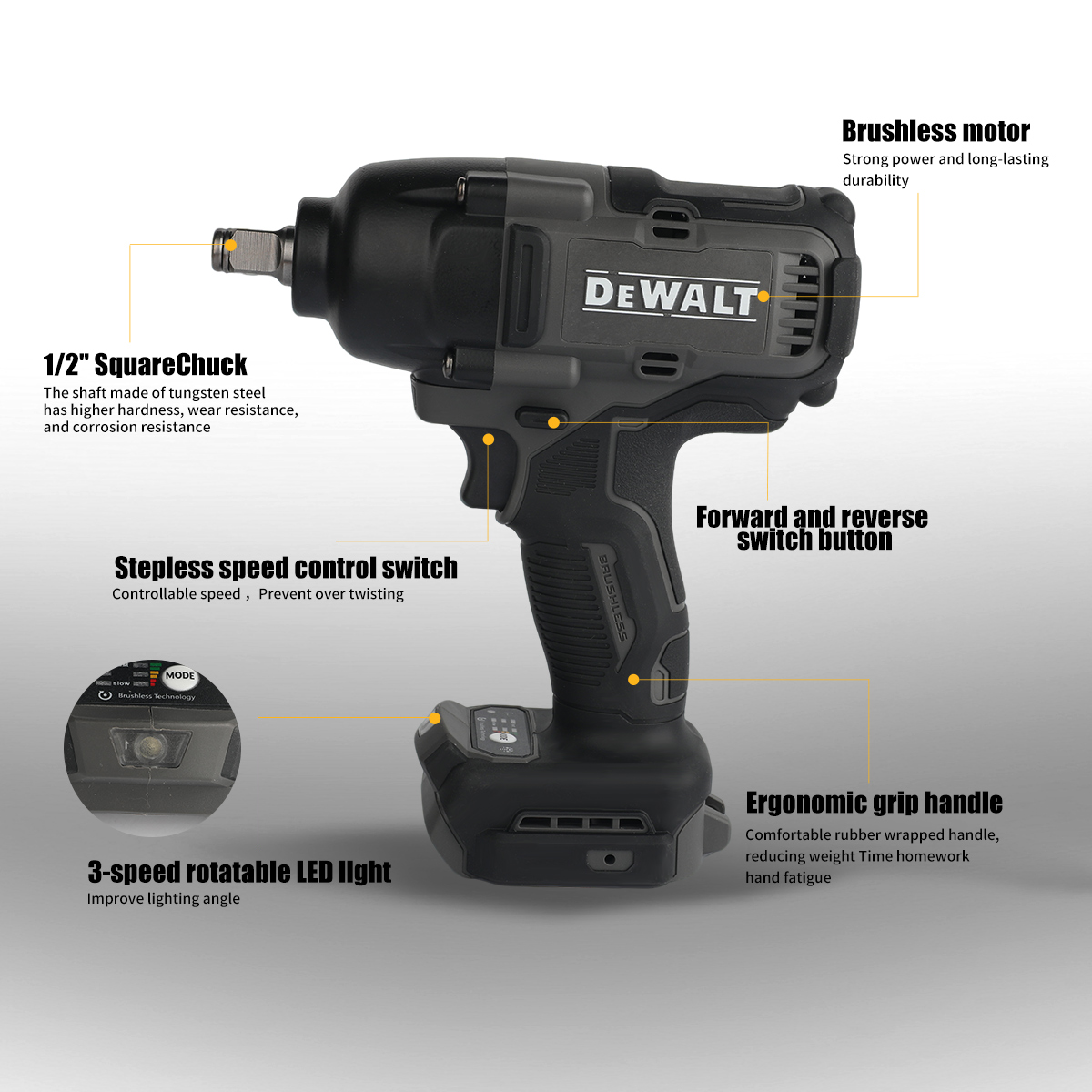 DeWalt DCF99M High Torque Brus - Torque Wrench Digital ulasan dan harga