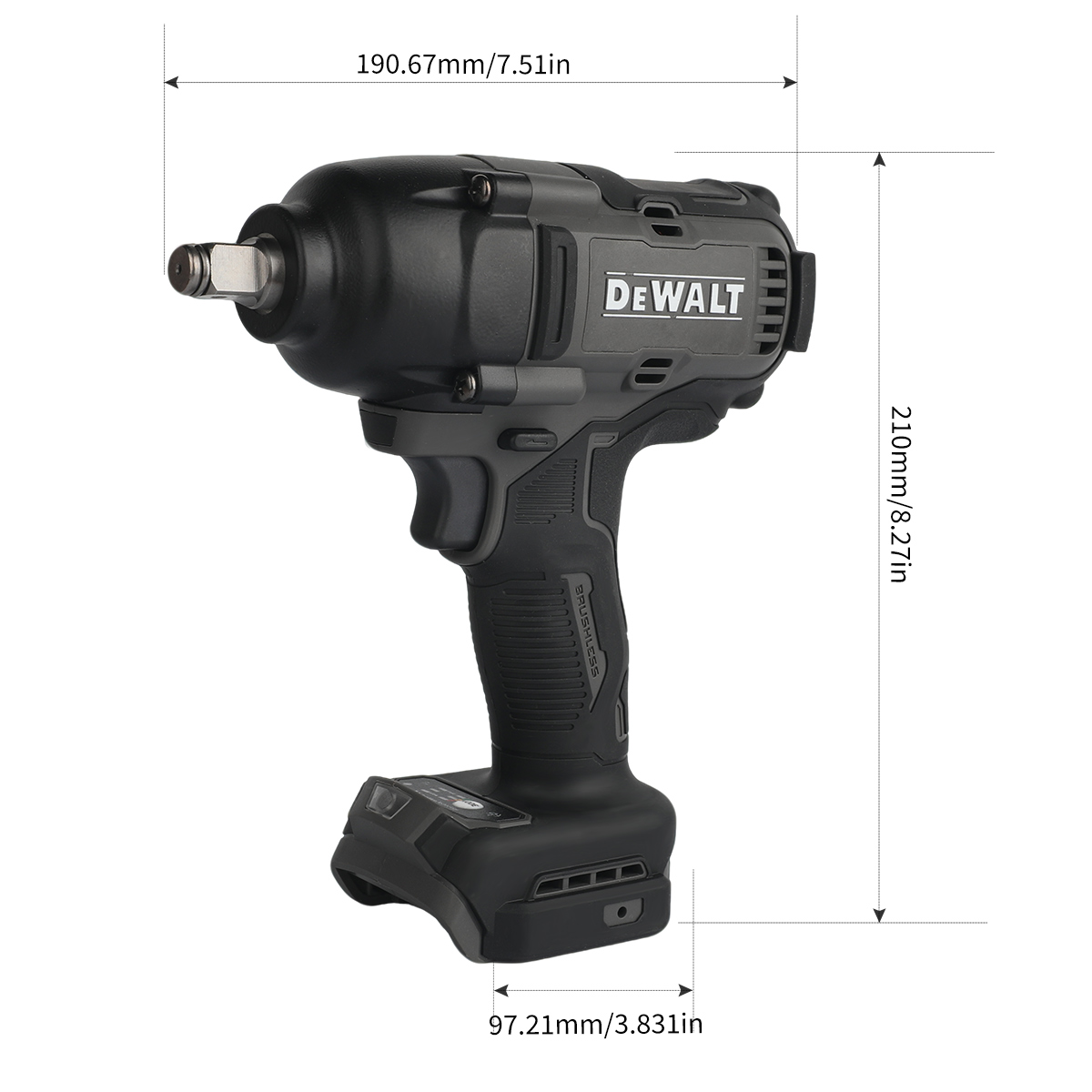 DeWalt DCF99M High Torque Brus - Torque Wrench Digital ulasan dan harga