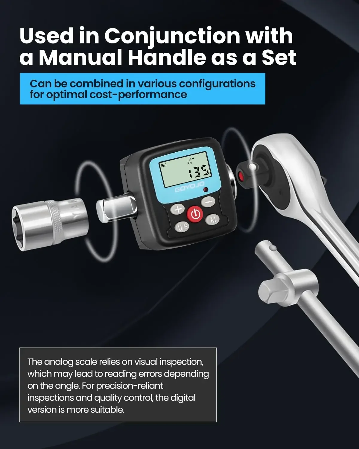 GOYOJO Digital Torque Wrench A - Torque Wrench Digital ulasan dan harga