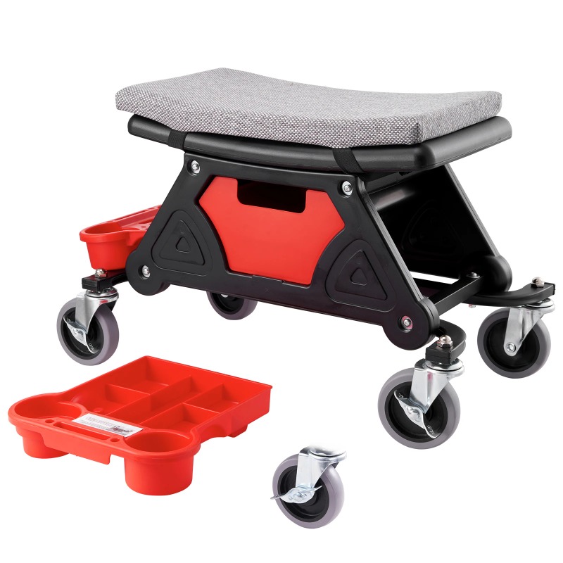 Rolling Mechanic Seat 300 LBS  - Garage Creeper Roller ulasan dan harga