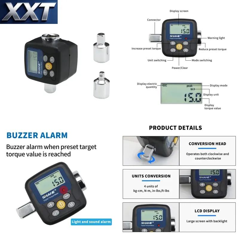 XXT Shahe Digital Torque Wrenc - Torque Wrench Digital ulasan dan harga